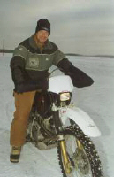 Tyler Sandell on the Ice Holes XR400
